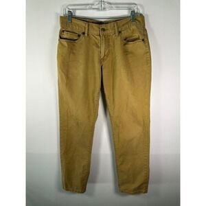 Aeropostale Pants Mens 30x30 Skinny Stretch Khaki Tan Cotton 98% Slim Casual